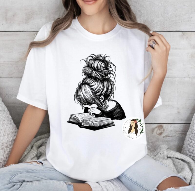 "Book Reader" Graphic Tee