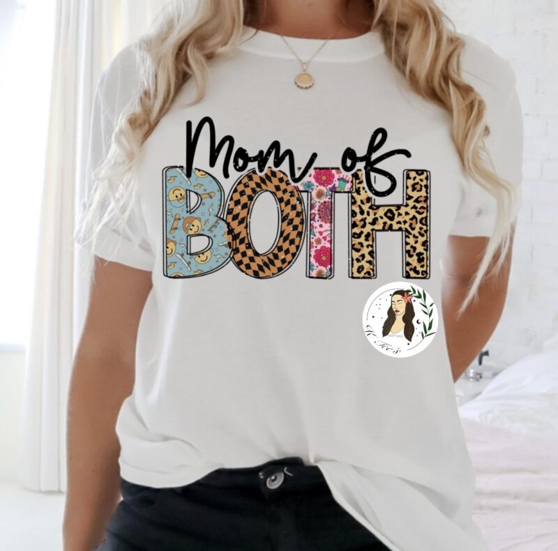 "Mom of Both" Graphic Tee