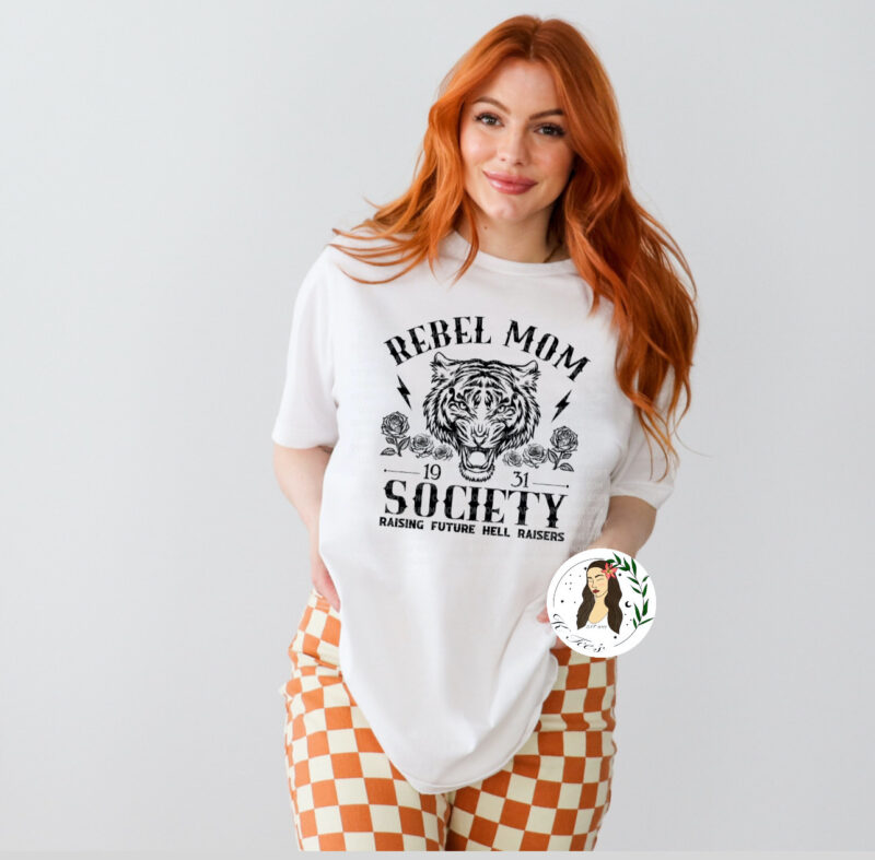 "Rebel Mom Society" Graphic Tee